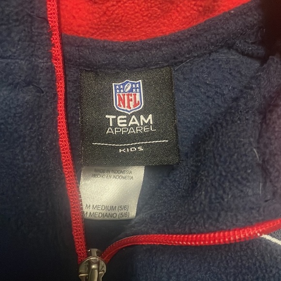 NFL NEW ENGLAND PATRIOTS 1/4 zip FLEECE - Picture 4 of 4